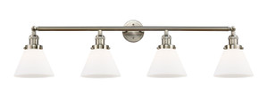 Cone - 4 Light - 44 inch - Brushed Satin Nickel - Bath Vanity Light (215-SN-G41-LED)