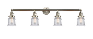 Canton - 4 Light - 42 inch - Brushed Satin Nickel - Bath Vanity Light (215-SN-G184S-LED)