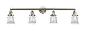 Canton - 4 Light - 42 inch - Brushed Satin Nickel - Bath Vanity Light (215-SN-G182S-LED)