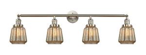 Chatham - 4 Light - 42 inch - Brushed Satin Nickel - Bath Vanity Light (215-SN-G146-LED)