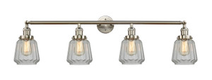 Chatham - 4 Light - 42 inch - Brushed Satin Nickel - Bath Vanity Light (215-SN-G142-LED)