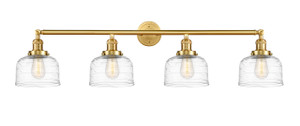 Bell - 4 Light - 44 inch - Satin Gold - Bath Vanity Light (215-SG-G713-LED)