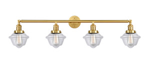Oxford - 4 Light - 46 inch - Satin Gold - Bath Vanity Light (215-SG-G532-LED)