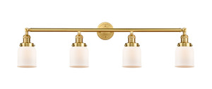 Bell - 4 Light - 42 inch - Satin Gold - Bath Vanity Light (215-SG-G51-LED)