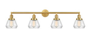 Fulton - 4 Light - 43 inch - Satin Gold - Bath Vanity Light (215-SG-G172-LED)