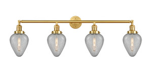 Geneseo - 4 Light - 43 inch - Satin Gold - Bath Vanity Light (215-SG-G165)