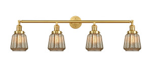 Chatham - 4 Light - 42 inch - Satin Gold - Bath Vanity Light (215-SG-G146)