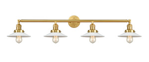 Halophane - 4 Light - 45 inch - Satin Gold - Bath Vanity Light (215-SG-G1-LED)