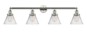 Cone - 4 Light - 44 inch - Polished Nickel - Bath Vanity Light (215-PN-G42)
