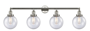 Beacon - 4 Light - 44 inch - Polished Nickel - Bath Vanity Light (215-PN-G204-8-LED)