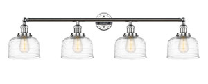 Bell - 4 Light - 44 inch - Polished Chrome - Bath Vanity Light (215-PC-G713-LED)