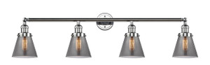 Cone - 4 Light - 42 inch - Polished Chrome - Bath Vanity Light (215-PC-G63-LED)