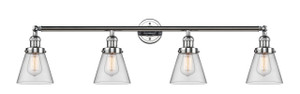 Cone - 4 Light - 42 inch - Polished Chrome - Bath Vanity Light (215-PC-G62-LED)