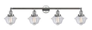 Oxford - 4 Light - 46 inch - Polished Chrome - Bath Vanity Light (215-PC-G532-LED)