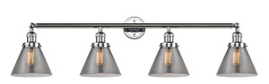 Cone - 4 Light - 44 inch - Polished Chrome - Bath Vanity Light (215-PC-G43-LED)