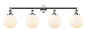 Beacon - 4 Light - 44 inch - Polished Chrome - Bath Vanity Light (215-PC-G201-8-LED)