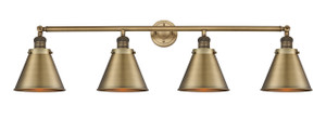 Appalachian - 4 Light - 44 inch - Brushed Brass - Bath Vanity Light (215-BB-M13-BB) Appalachian - 4 Light - 44 inch - Brushed Brass - Bath Vanity Light (215-BB-M13-BB)