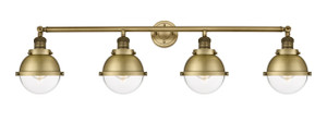 Hampden - 4 Light - 46 inch - Brushed Brass - Bath Vanity Light (215-BB-HFS-62-BB-LED)