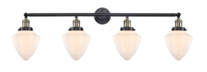 Bullet - 4 Light - 46 inch - Black Antique Brass - Bath Vanity Light (215-BAB-G661-7)