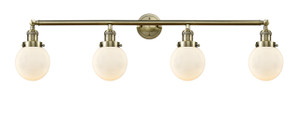Beacon - 4 Light - 42 inch - Antique Brass - Bath Vanity Light (215-AB-G201-6-LED)