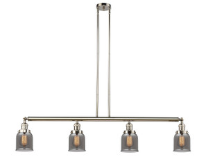 Bell - 4 Light - 50 inch - Polished Nickel - Stem Hung - Island Light (214-PN-G53-LED)