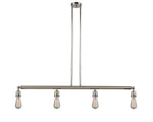 Bare Bulb - 4 Light - 48 inch - Polished Nickel - Stem Hung - Island Light (214-PN)