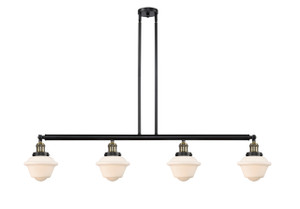 Oxford - 4 Light - 52 inch - Black Antique Brass - Stem Hung - Island Light (214-BAB-G531-LED)