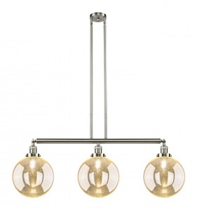 Beacon - 3 Light - 42 inch - Brushed Satin Nickel - Stem Hung - Island Light (213-SN-G208-10)