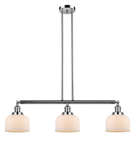 Bell - 3 Light - 41 inch - Polished Nickel - Stem Hung - Island Light (213-PN-G71-LED)