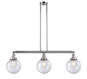 Beacon - 3 Light - 41 inch - Polished Chrome - Stem Hung - Island Light (213-PC-G204-8)
