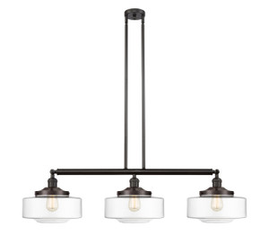 Bridgeton - 3 Light - 44 inch - Oil Rubbed Bronze - Stem Hung - Island Light (213-OB-G692-12-LED)