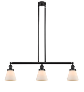 Cone - 3 Light - 39 inch - Oil Rubbed Bronze - Stem Hung - Island Light (213-OB-G61)