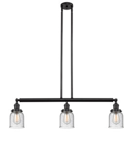 Bell - 3 Light - 38 inch - Oil Rubbed Bronze - Stem Hung - Island Light (213-OB-G54)