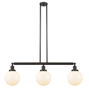 Beacon - 3 Light - 41 inch - Oil Rubbed Bronze - Stem Hung - Island Light (213-OB-G201-8-LED)