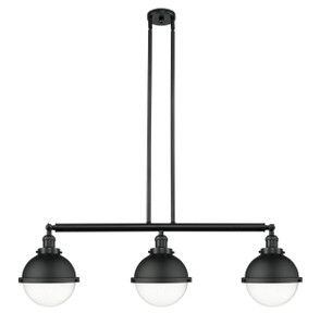 Hampden - 3 Light - 42 inch - Matte Black - Stem Hung - Island Light (213-BK-HFS-82-BK)