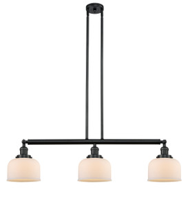 Bell - 3 Light - 41 inch - Matte Black - Stem Hung - Island Light (213-BK-G71-LED)