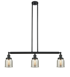 Bell - 3 Light - 38 inch - Matte Black - Stem Hung - Island Light (213-BK-G58-LED)