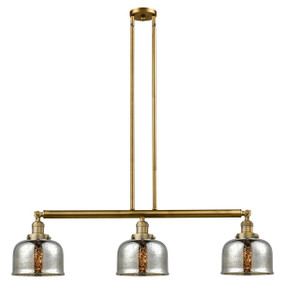 Bell - 3 Light - 41 inch - Brushed Brass - Stem Hung - Island Light (213-BB-G78-LED)