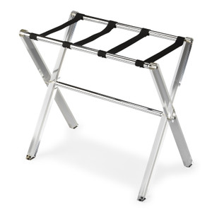 Crystal 24 in W Rectangular Clear Acrylic Folding Luggage Rack, Clear (3237140)