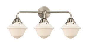Oxford - 3 Light - 26 inch - Brushed Satin Nickel - Bath Vanity Light (288-3W-SN-G531)