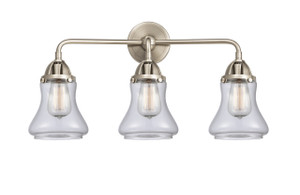 Bellmont - 3 Light - 24 inch - Brushed Satin Nickel - Bath Vanity Light (288-3W-SN-G192-LED)