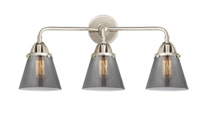 Cone - 3 Light - 24 inch - Polished Nickel - Bath Vanity Light (288-3W-PN-G63)