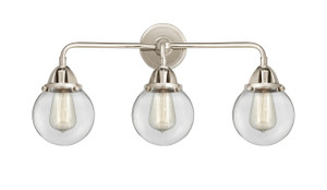 Beacon - 3 Light - 24 inch - Polished Nickel - Bath Vanity Light (288-3W-PN-G202-6-LED)