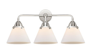 Cone - 3 Light - 26 inch - Polished Chrome - Bath Vanity Light (288-3W-PC-G41)