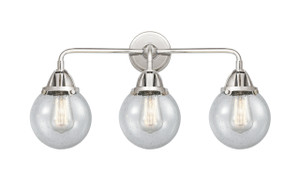 Beacon - 3 Light - 24 inch - Polished Chrome - Bath Vanity Light (288-3W-PC-G204-6-LED)