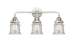Canton - 3 Light - 23 inch - Polished Chrome - Bath Vanity Light (288-3W-PC-G184S-LED)