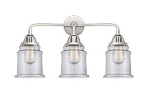 Canton - 3 Light - 24 inch - Polished Chrome - Bath Vanity Light (288-3W-PC-G182-LED)