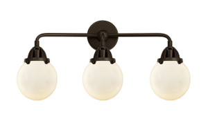 Beacon - 3 Light - 24 inch - Oil Rubbed Bronze - Bath Vanity Light (288-3W-OB-G201-6)