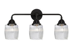 Colton - 3 Light - 24 inch - Matte Black - Bath Vanity Light (288-3W-BK-G302)