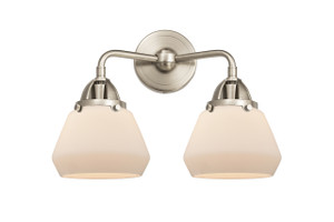 Fulton - 2 Light - 15 inch - Brushed Satin Nickel - Bath Vanity Light (288-2W-SN-G171)